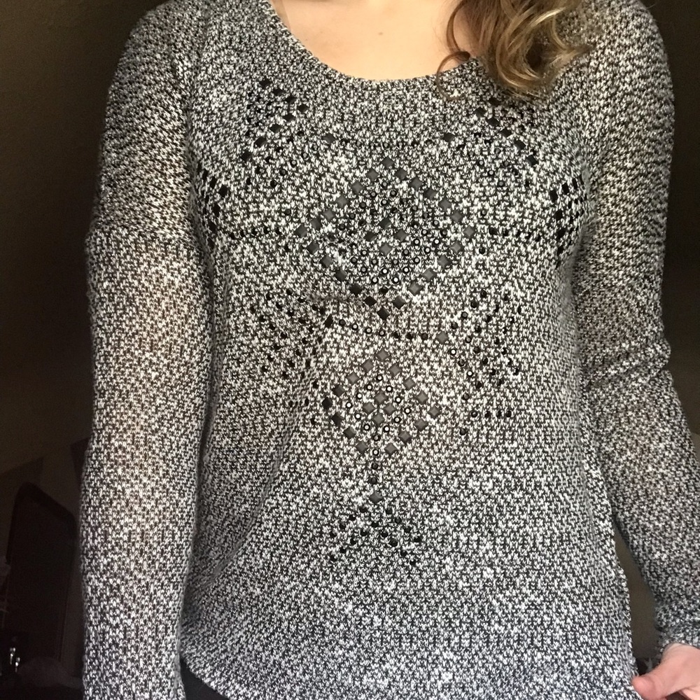 “Layered” Top with Sheer Undershirt